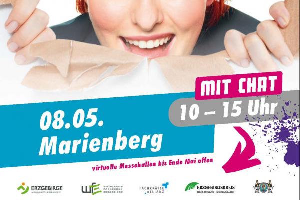 Ausbildungsmesse Erzgebirge 2021 am 8. Mai von 10-15 Uhr - only Virtuell